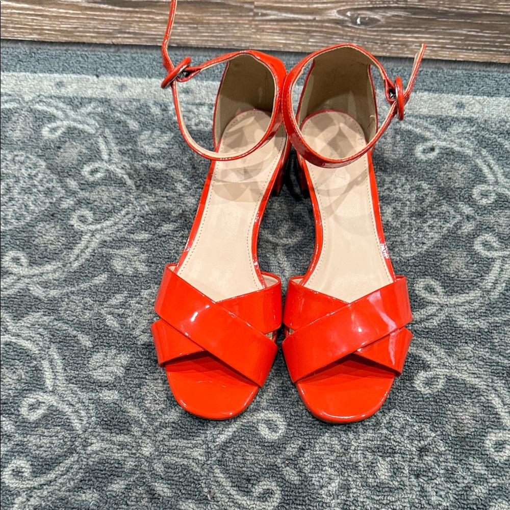 J. Crew,Orange, Strappy Women's Sandals
